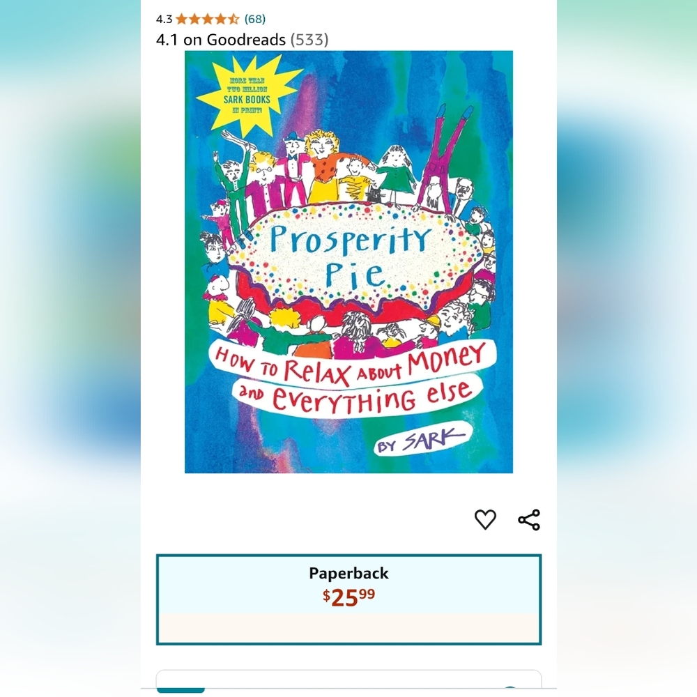 📖PROSPERITY PIE by SARK New!